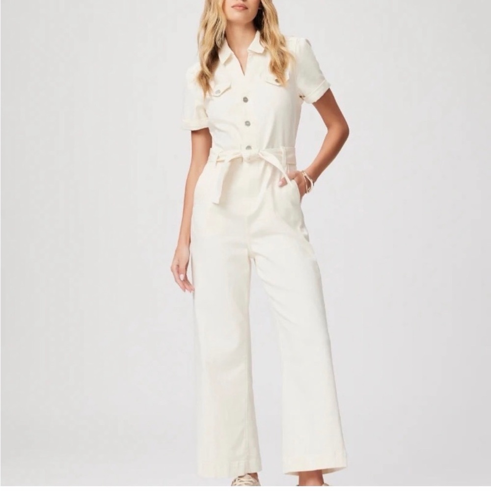 Paige Anessa Jumpsuit in Ivory